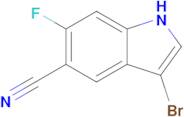 3-Bromo-6-fluoro-1H-indole-5-carbonitrile