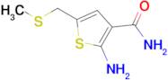 2-Amino-5-((methylthio)methyl)thiophene-3-carboxamide