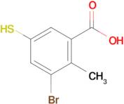 3-Bromo-5-mercapto-2-methylbenzoic acid