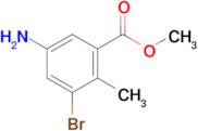 Methyl 5-amino-3-bromo-2-methylbenzoate