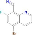 5-Bromo-7-fluoroquinoline-8-carbonitrile