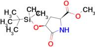 (2S,4S)-Methyl 4-((tert-butyldimethylsilyl)oxy)-5-oxopyrrolidine-2-carboxylate