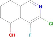 3-Chloro-4-fluoro-5,6,7,8-tetrahydroisoquinolin-5-ol