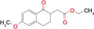 Ethyl 2-(6-methoxy-1-oxo-1,2,3,4-tetrahydronaphthalen-2-yl)acetate