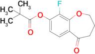 9-Fluoro-5-oxo-2,3,4,5-tetrahydrobenzo[b]oxepin-8-yl pivalate