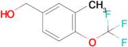 (3-Methyl-4-(trifluoromethoxy)phenyl)methanol