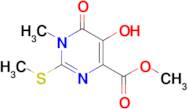 Methyl 5-hydroxy-1-methyl-2-(methylthio)-6-oxo-1,6-dihydropyrimidine-4-carboxylate