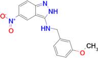 N-[(3-methoxyphenyl)methyl]-5-nitro-2H-indazol-3-amine