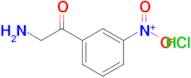 2-Amino-1-(3-nitrophenyl)ethan-1-one hydrochloride