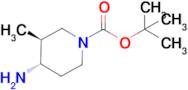 (3S,4S)-tert-Butyl 4-amino-3-methylpiperidine-1-carboxylate