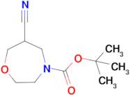 tert-Butyl 6-cyano-1,4-oxazepane-4-carboxylate