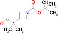 tert-Butyl 3-(2-methyl-1-oxopropan-2-yl)azetidine-1-carboxylate