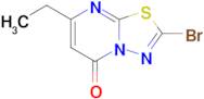 2-Bromo-7-ethyl-5H-[1,3,4]thiadiazolo[3,2-a]pyrimidin-5-one