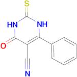 4-Oxo-6-phenyl-2-thioxo-1,2,3,4-tetrahydropyrimidine-5-carbonitrile