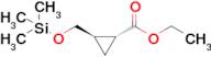 Ethyl (1R,2R)-2-(((trimethylsilyl)oxy)methyl)cyclopropane-1-carboxylate