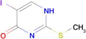 5-iodo-2-(methylsulfanyl)-1,4-dihydropyrimidin-4-one