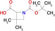 1-(tert-Butoxycarbonyl)-3,3-dimethylazetidine-2-carboxylic acid