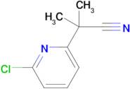 2-(6-Chloropyridin-2-yl)-2-methylpropanenitrile