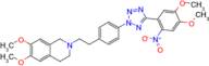 2-(4-(5-(4,5-Dimethoxy-2-nitrophenyl)-2H-tetrazol-2-yl)phenethyl)-6,7-dimethoxy-1,2,3,4-tetrahydroisoquinoline