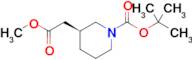 (S)-tert-Butyl 3-(2-methoxy-2-oxoethyl)piperidine-1-carboxylate