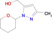 (3-Methyl-1-(tetrahydro-2H-pyran-2-yl)-1H-pyrazol-5-yl)methanol