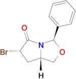 (3R,6S,7aS)-6-Bromo-3-phenyltetrahydro-3H,5H-pyrrolo[1,2-c]oxazol-5-one