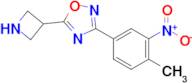 5-(Azetidin-3-yl)-3-(4-methyl-3-nitrophenyl)-1,2,4-oxadiazole