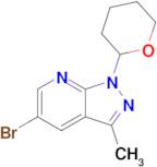 5-Bromo-3-methyl-1-(tetrahydro-2H-pyran-2-yl)-1H-pyrazolo[3,4-b]pyridine