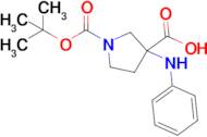 1-(tert-Butoxycarbonyl)-3-(phenylamino)pyrrolidine-3-carboxylic acid