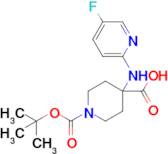 1-(tert-Butoxycarbonyl)-4-((5-fluoropyridin-2-yl)amino)piperidine-4-carboxylic acid