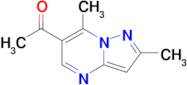 1-(2,7-Dimethylpyrazolo[1,5-a]pyrimidin-6-yl)ethanone