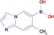 (7-Methylimidazo[1,2-a]pyridin-6-yl)boronic acid