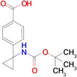 4-(1-((tert-Butoxycarbonyl)amino)cyclopropyl)benzoic acid