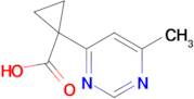 1-(6-Methylpyrimidin-4-yl)cyclopropane-1-carboxylic acid