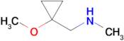 1-(1-Methoxycyclopropyl)-N-methylmethanamine