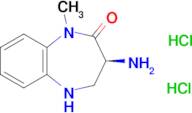 (S)-3-Amino-1-methyl-4,5-dihydro-1H-benzo[b][1,4]diazepin-2(3H)-one dihydrochloride