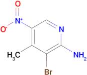 3-Bromo-4-methyl-5-nitropyridin-2-amine