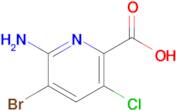 6-Amino-5-bromo-3-chloropicolinic acid