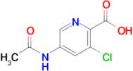 5-Acetamido-3-chloropicolinic acid