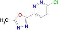 2-(6-Chloropyridazin-3-yl)-5-methyl-1,3,4-oxadiazole