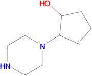 2-(Piperazin-1-yl)cyclopentan-1-ol