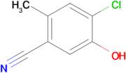 4-Chloro-5-hydroxy-2-methylbenzonitrile