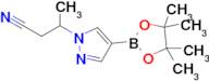 3-(4-(4,4,5,5-Tetramethyl-1,3,2-dioxaborolan-2-yl)-1H-pyrazol-1-yl)butanenitrile