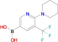 (6-(Piperidin-1-yl)-5-(trifluoromethyl)pyridin-3-yl)boronic acid