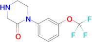 1-(3-(Trifluoromethoxy)phenyl)piperazin-2-one