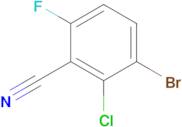 3-Bromo-2-chloro-6-fluorobenzonitrile