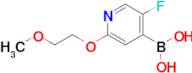 (5-Fluoro-2-(2-methoxyethoxy)pyridin-4-yl)boronic acid