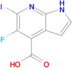 5-Fluoro-6-iodo-1H-pyrrolo[2,3-b]pyridine-4-carboxylic acid