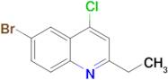 6-Bromo-4-chloro-2-ethylquinoline