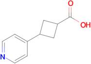 3-(Pyridin-4-yl)cyclobutane-1-carboxylic acid